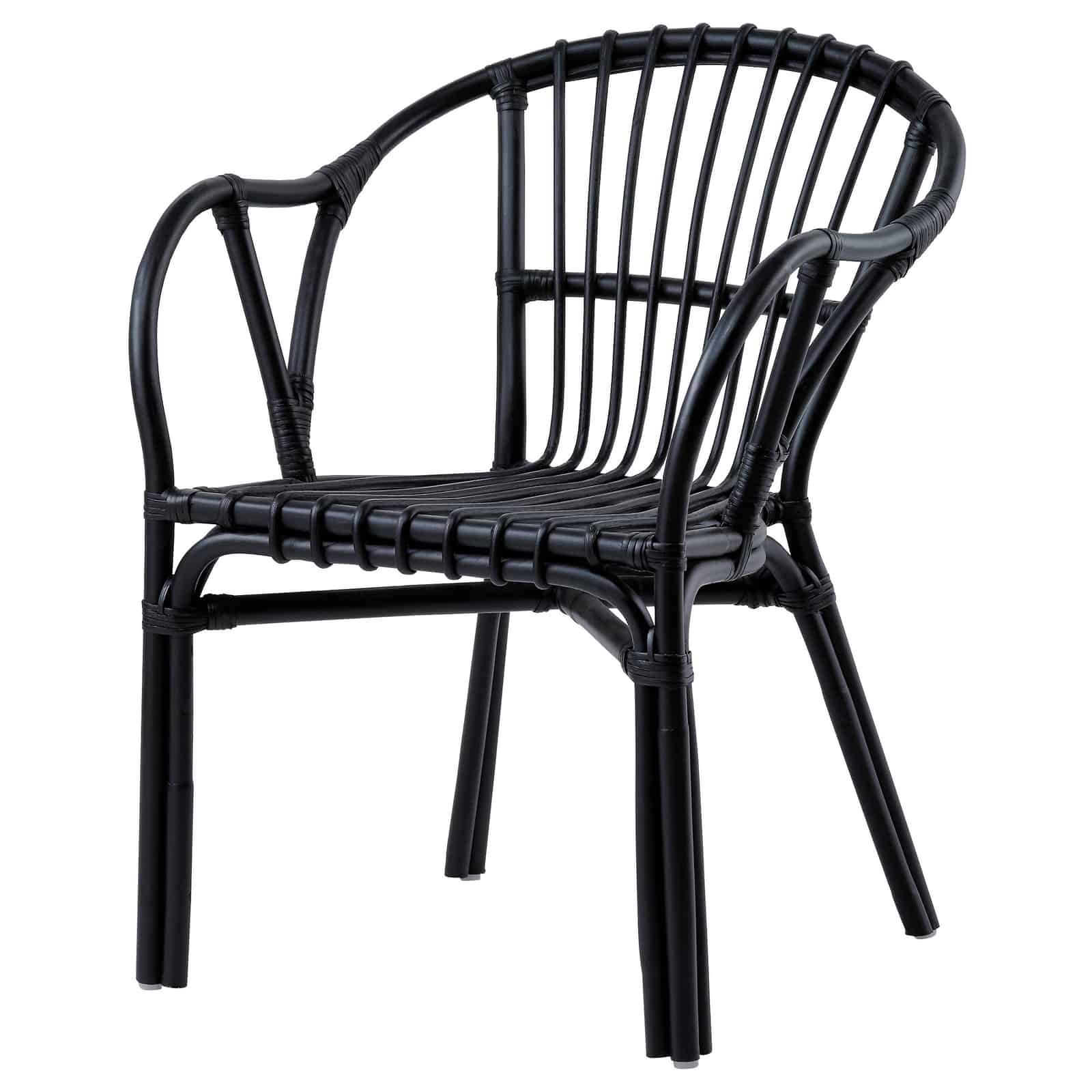 Black Wicker Chair